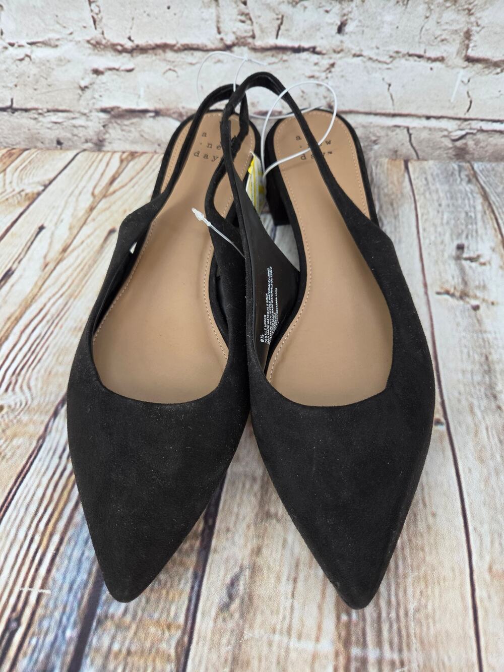 A New Day Black Elle Heels 8 1/2 NEW Strappy Heels
